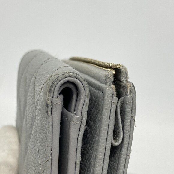 CHANEL | Bags | Chanel Gray Caviar Leather Wallet | Poshmark CHANEL Gray Caviar Leather Wallet